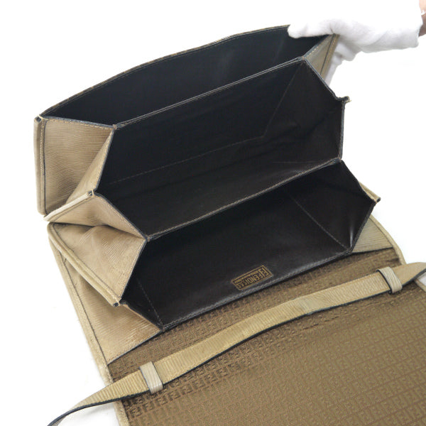 FENDI ズッキーノ柄 アコーディオンショルダー（茶） – Vintage Shop