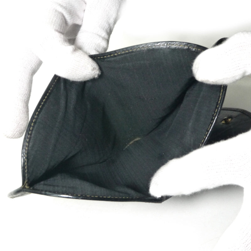 Fendi ペカン柄ラウンド折財布（黒系）