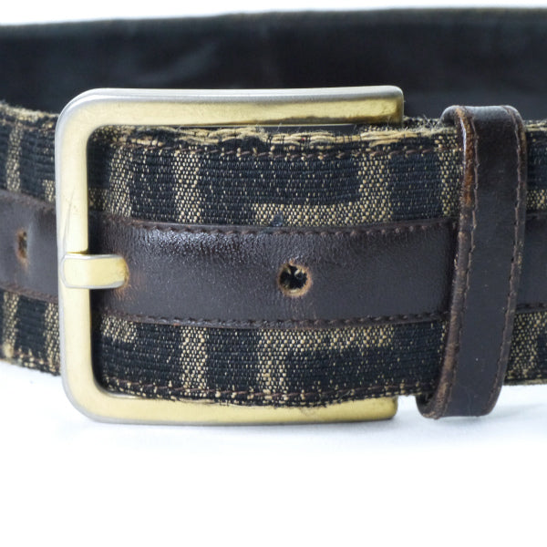 Fendi　ズッカ柄ウエストベルト（茶）