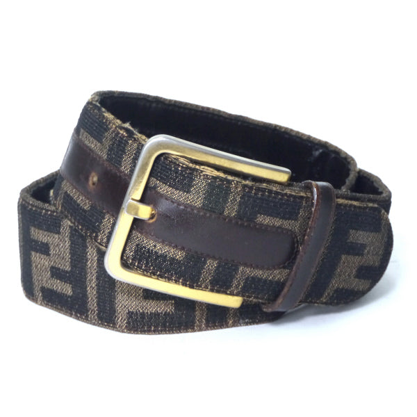 Fendi　ズッカ柄ウエストベルト（茶）