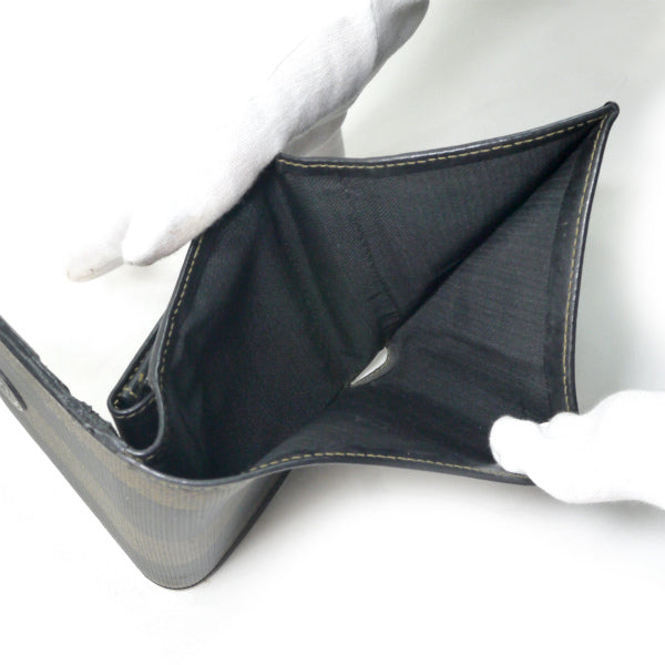 Fendi　ペカン柄3つ折り財布（黒/茶）