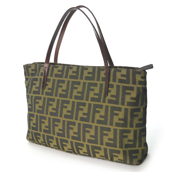 Fendi　ズッカ柄FFロゴ ミニトートバッグ（茶）
