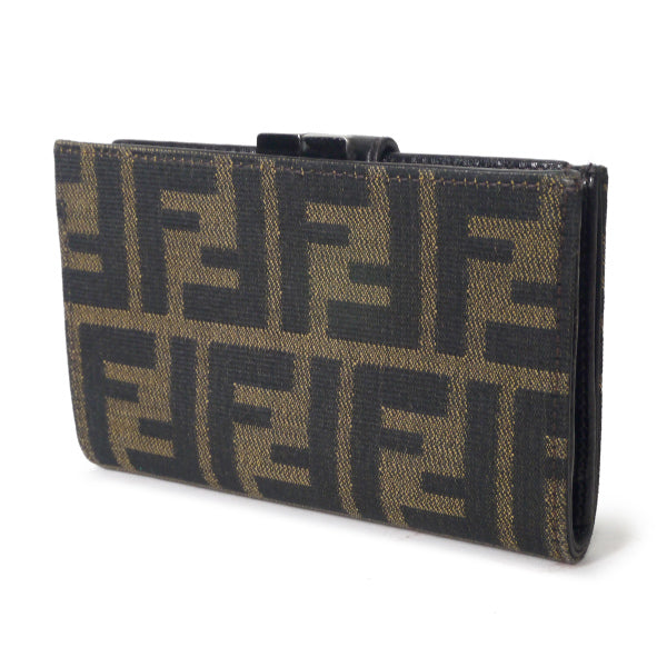 FENDI ズッカ柄 がま口ミドル財布（濃茶） – Vintage Shop Rococo