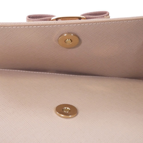 Salvatore Ferragamo  Varaチェーンミニバッグ（ピンクベージュ）