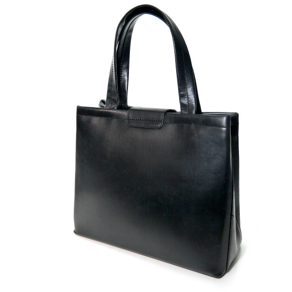 Salvatore Ferragamo　Varaリボン2WAYハンドバッグ（黒）