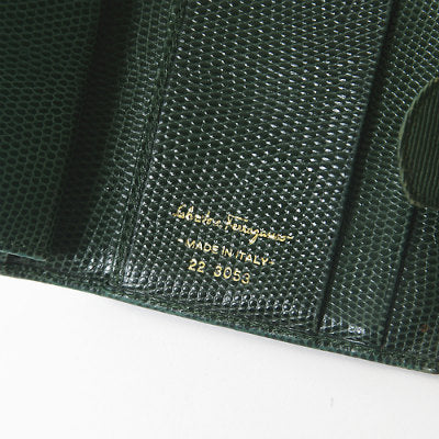 Ferragamo Vara コンパクト財布（緑）