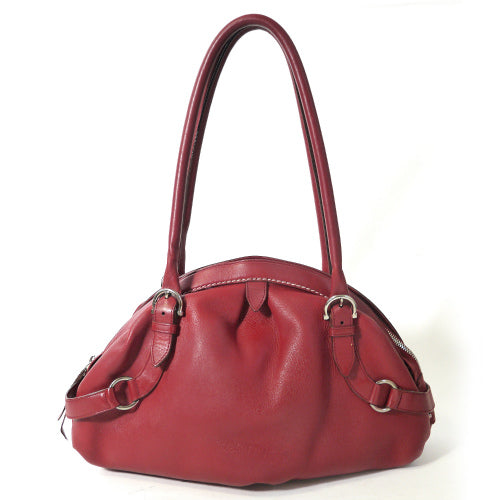 Salvatore Ferragamo　総皮トートバッグ(赤)