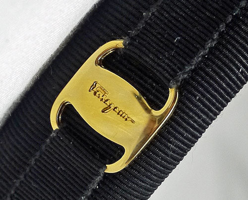 Ferragamo Vara リボンカチューシャ（黒）