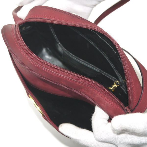 Salvatore Ferragamo  Varaリボン ポシェットバッグ（赤/ヌバック）