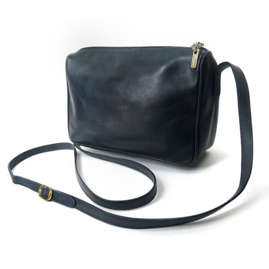 Salvatore Ferragamo   Varaリボン スクエアミニショルダー（濃紺）