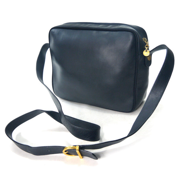 Salvatore Ferragamo   Varaリボン ポシェットバッグ（濃紺）