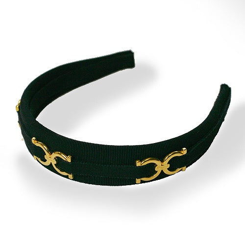 Salvatore Ferragamo　カチューシャ（黒）