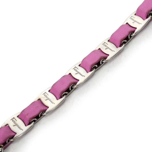 Salvatore Ferragamo  Varaリボン2WAYレザーバッグ（ピンク）