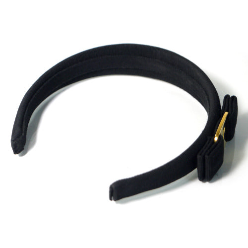 Ferragamo Vara リボンカチューシャ（黒）