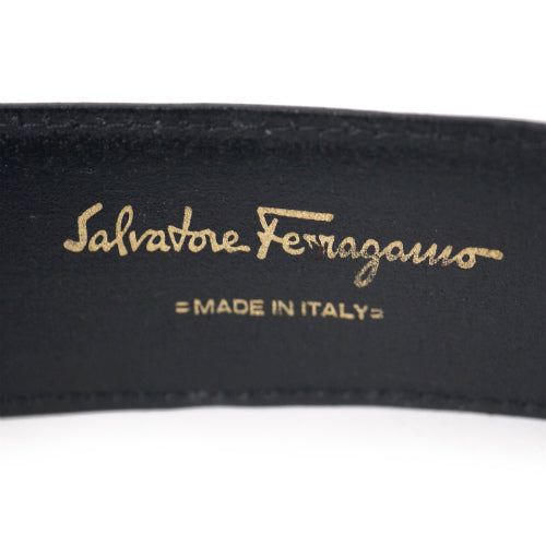 Ferragamo  Vara リボンベルト（紺）