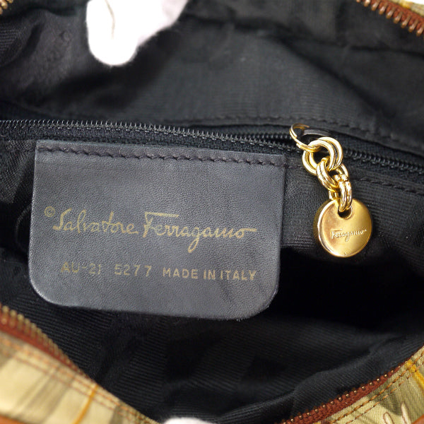 Salvatore Ferragamo 動植物柄スクエアショルダー