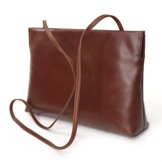 Salvatore Ferragamo Vara総革2WAYショルダー（茶）