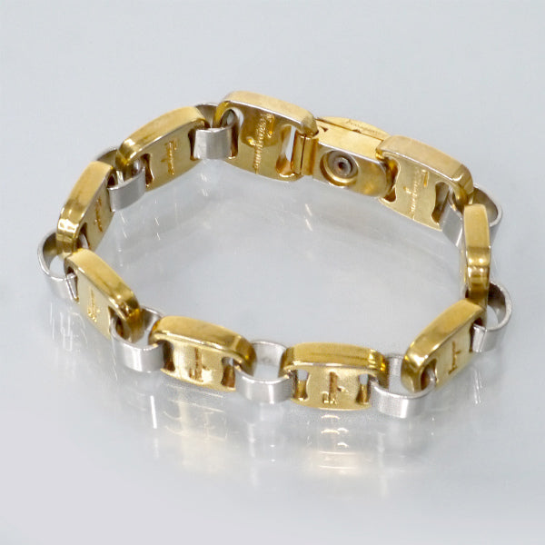 Salvatore Ferragamo Varaリボン チェーンブレスレット（ゴールド）