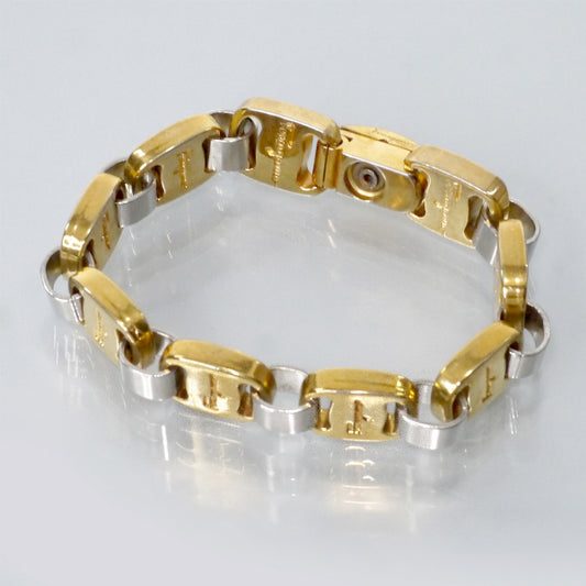 Salvatore Ferragamo Varaリボン チェーンブレスレット（ゴールド）