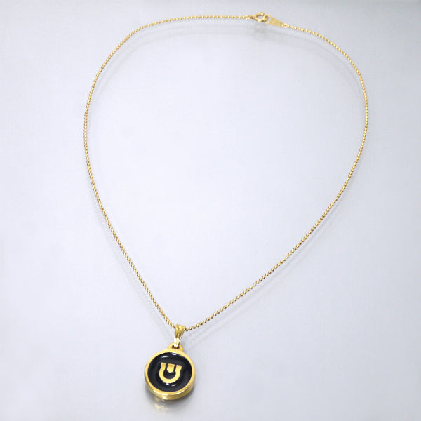 Salvatore Ferragamo ガンチーニ ネックレス&ブレスレット（黒）