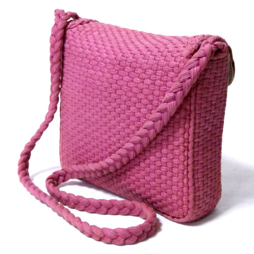 Salvatore Ferragamo　編み込みショルダー（ピンク）