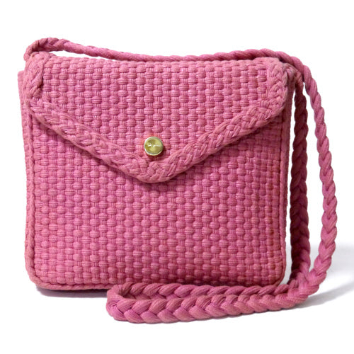 Salvatore Ferragamo　編み込みショルダー（ピンク）
