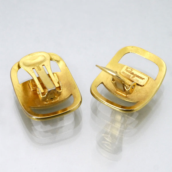 Salvatore Ferragamo Varaリボン イヤリング（ゴールド）