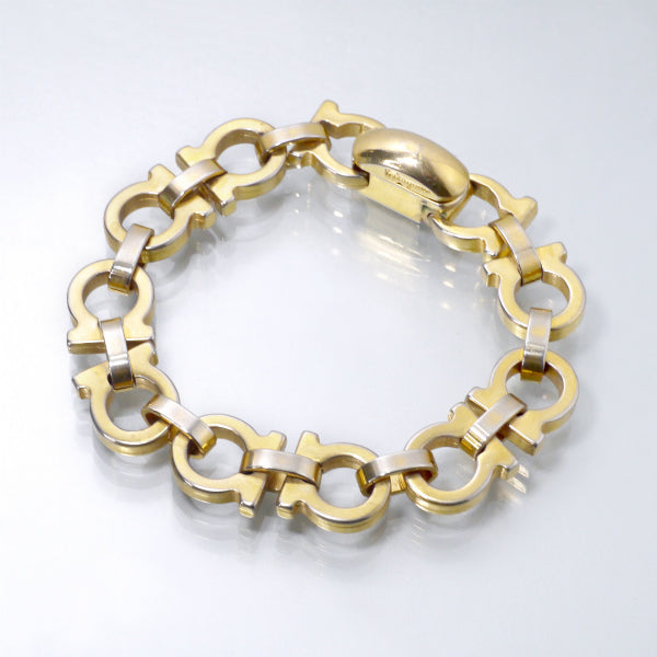Salvatore Ferragamo ガンチーニ チェーンブレスレット（ゴールド）