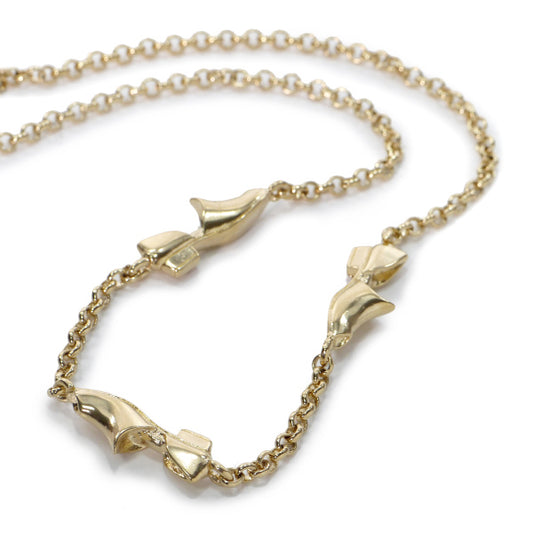 Salvatore Ferragamo　３連パンプスモチーフ ネックレス