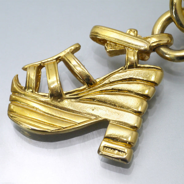 Salvatore Ferragamo　ハイヒールペンダント&ブローチSET（ゴールド）