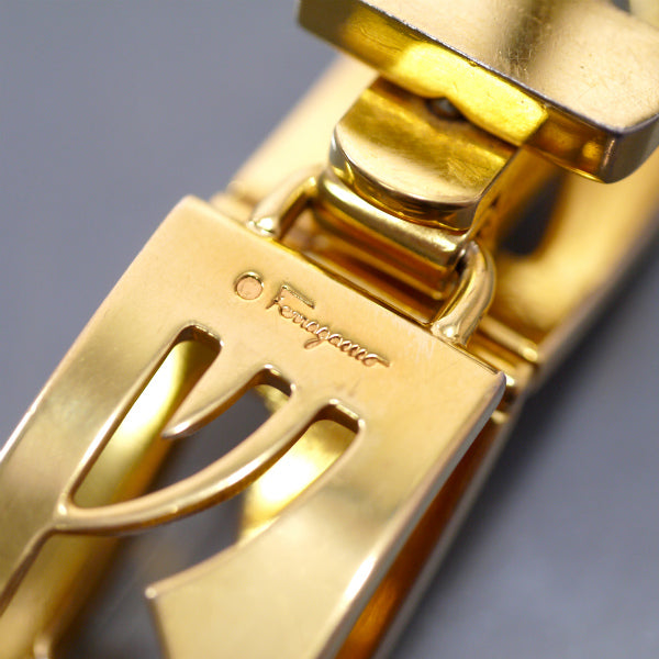 Salvatore Ferragamo　シューズプレート ブレスレット（ゴールド）