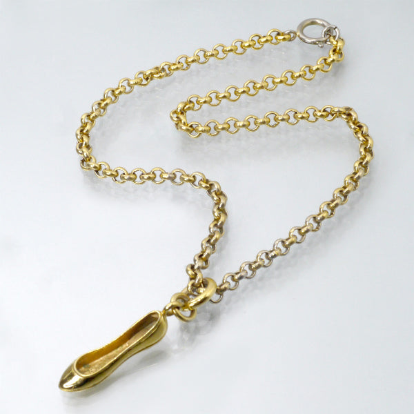 Salvatore Ferragamo　パンプスモチーフ ネックレス（ゴールド）