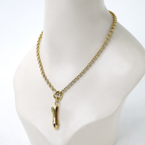 Salvatore Ferragamo　パンプスモチーフ ネックレス（ゴールド）