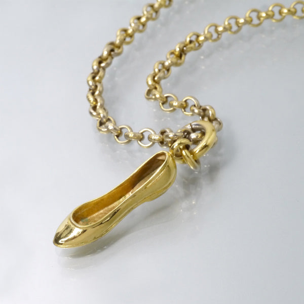 Salvatore Ferragamo　パンプスモチーフ ネックレス（ゴールド）