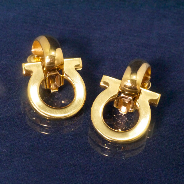 Ferragamo　ガンチーニ2WAYイヤリング(イエローストーン)