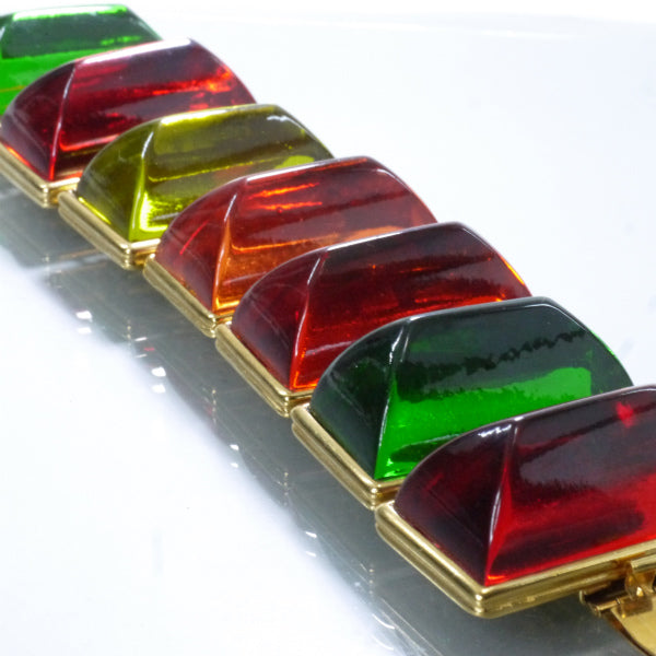 Goossens Paris ビジューアクリルストーンバングル