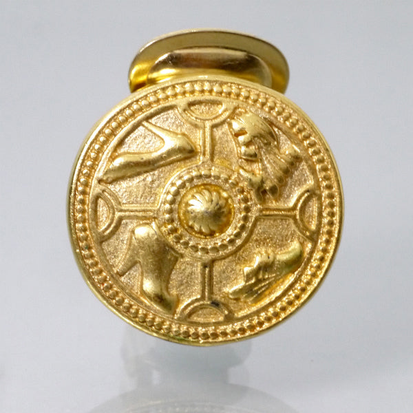 Salvatore Ferragamo　パンプスモチーフ イヤリング（ゴールド）