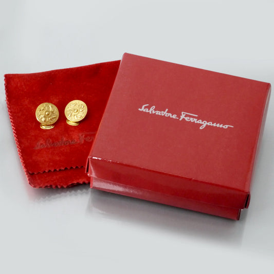 Salvatore Ferragamo　パンプスモチーフ イヤリング（ゴールド）