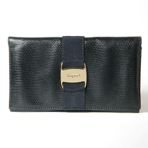 Ferragamo Vara 長財布（濃紺）