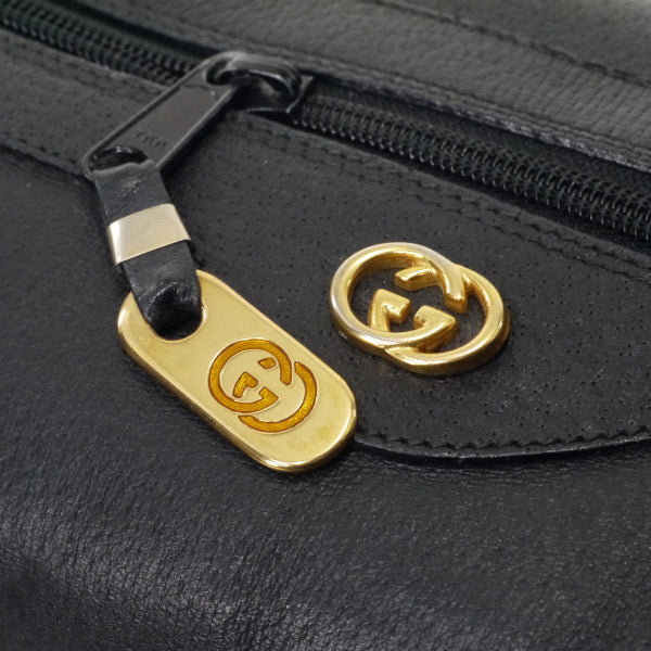 OLD Gucci　角ミニボストン（黒）