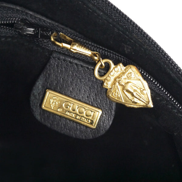 OLD Gucci　角ミニボストン（黒）