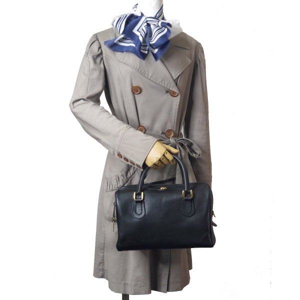 OLD Gucci　角ミニボストン（黒）