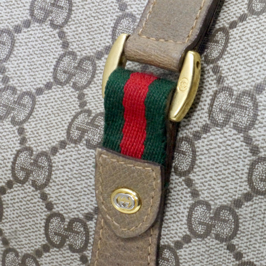OLD Gucci シェリー スクエアミニボストン（茶）