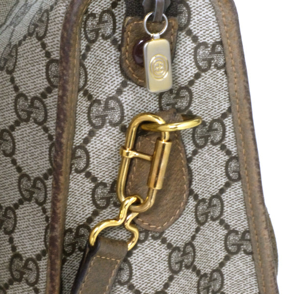 OLD Gucci シェリー スクエアミニボストン（茶）