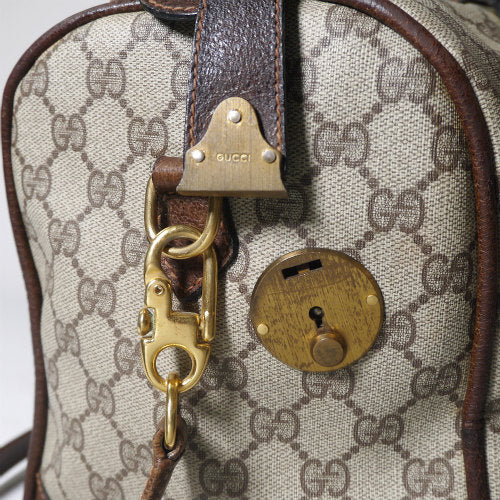 OLD Gucci　２Wayボストン（２シェリー茶・大）
