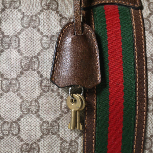 OLD Gucci　２Wayボストン（２シェリー茶・大）