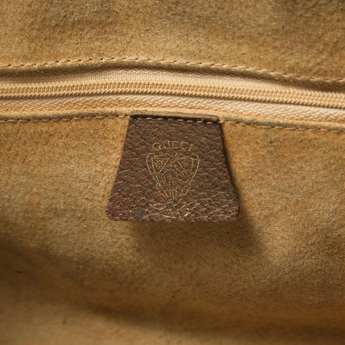 OLD Gucci 皮コンビボストン（茶）