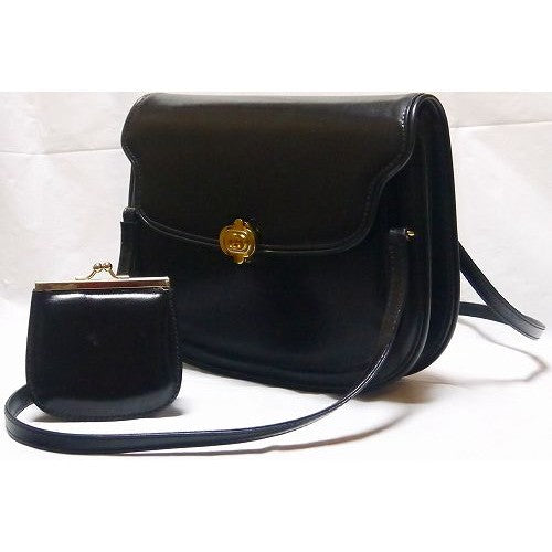 OLD Gucci マドモアゼルハンドバッグ(黒）