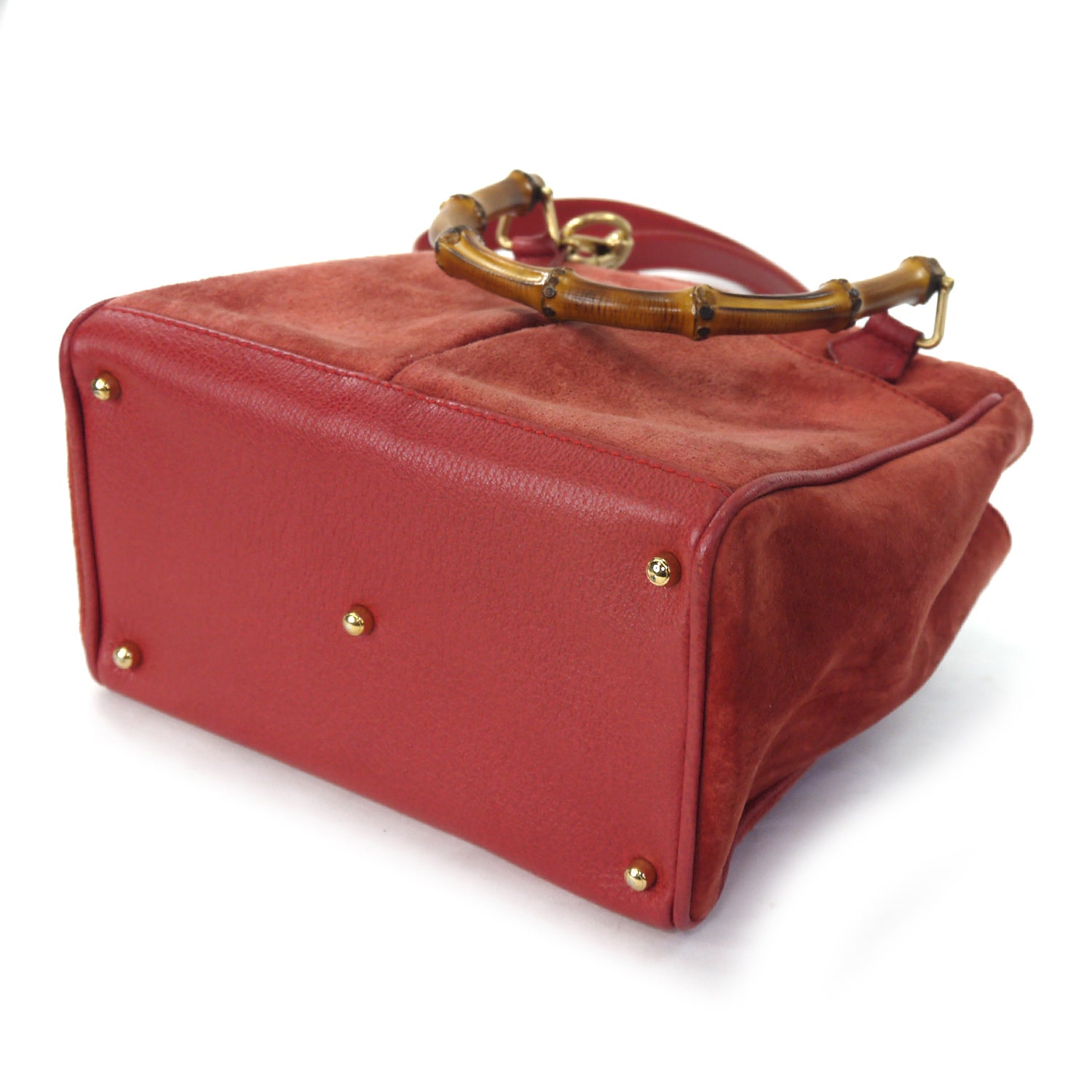 OLD Gucci 2WAYスエードバンブーバッグ(赤） – Vintage Shop Rococo