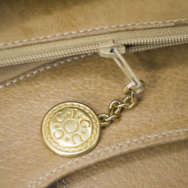 OLD Gucci　バンブーロック ハンドバッグ（キャメル）